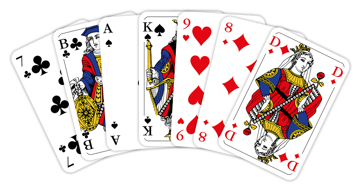 33er Spielkarten (z. B. Skat)